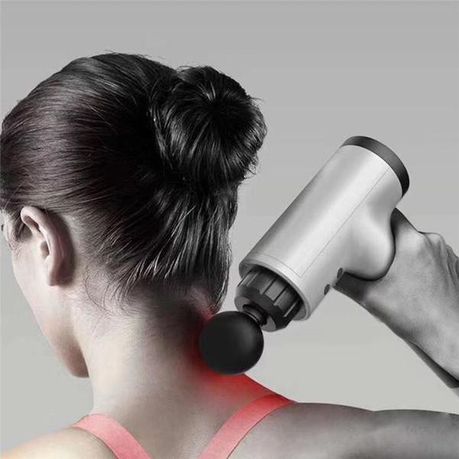 PeakHaven Facial Massage Gun with 4 Changeable Heads - Black