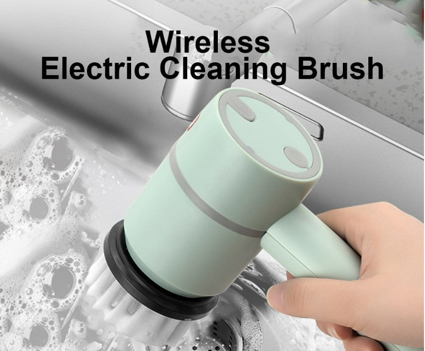 PeakHaven Multifunctional Electric Cleaning Household Brush Automatic Handheld Charging 1200mAh- White