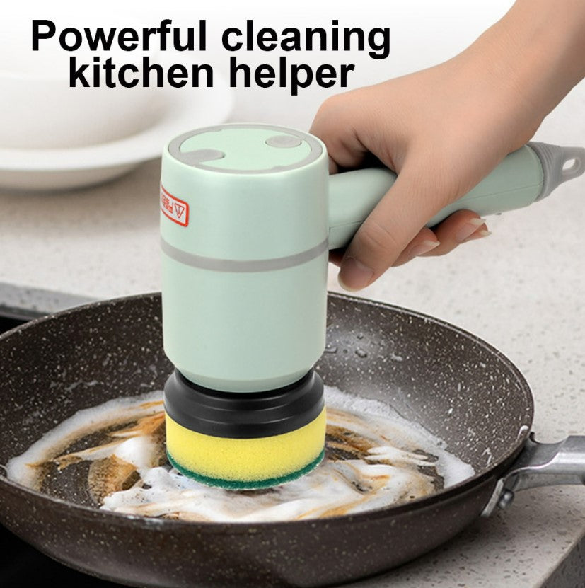 PeakHaven Multifunctional Electric Cleaning Household Brush Automatic Handheld Charging 1200mAh- White