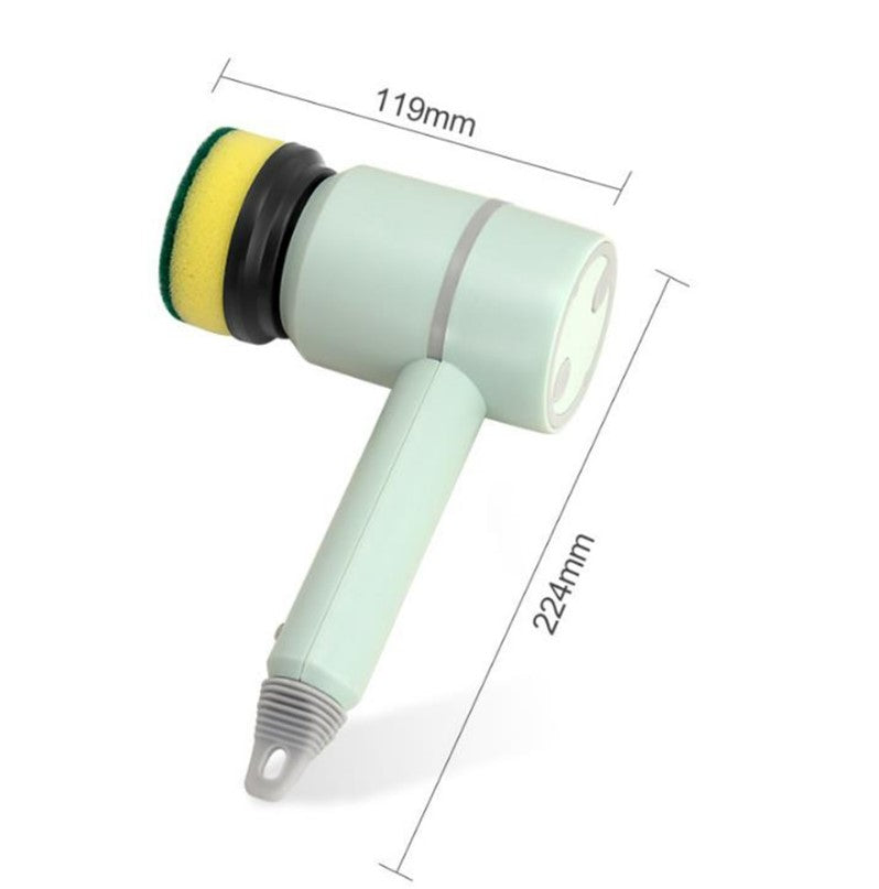 PeakHaven Multifunctional Electric Cleaning Household Brush Automatic Handheld Charging 1200mAh- White