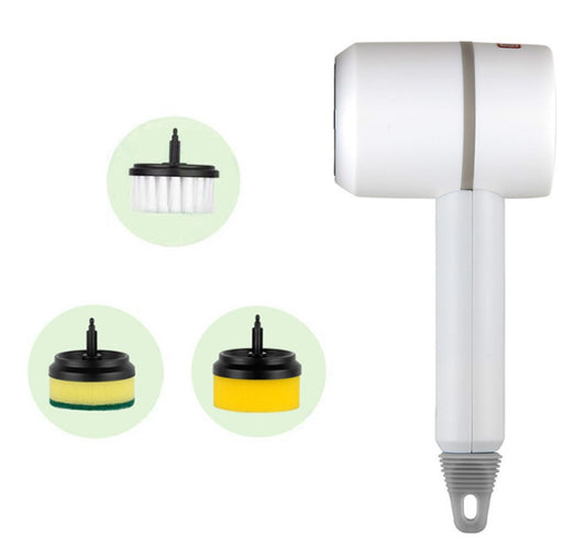 PeakHaven Multifunctional Electric Cleaning Household Brush Automatic Handheld Charging 1200mAh- White
