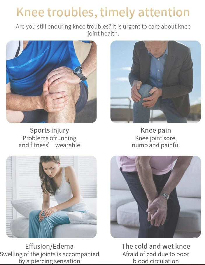 PeakHaven Knee Massager with Heat and Kneading for Pain Relief Rechargeable LED Display