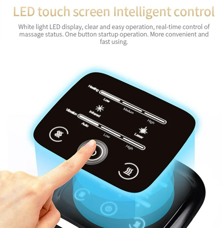 PeakHaven Knee Massager with Heat and Kneading for Pain Relief Rechargeable LED Display
