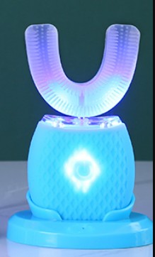 PeakHaven U Shape Cold Light Automatic Toothbrush - Blue