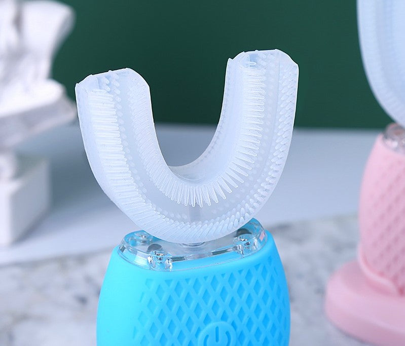 PeakHaven U Shape Cold Light Automatic Toothbrush - Blue